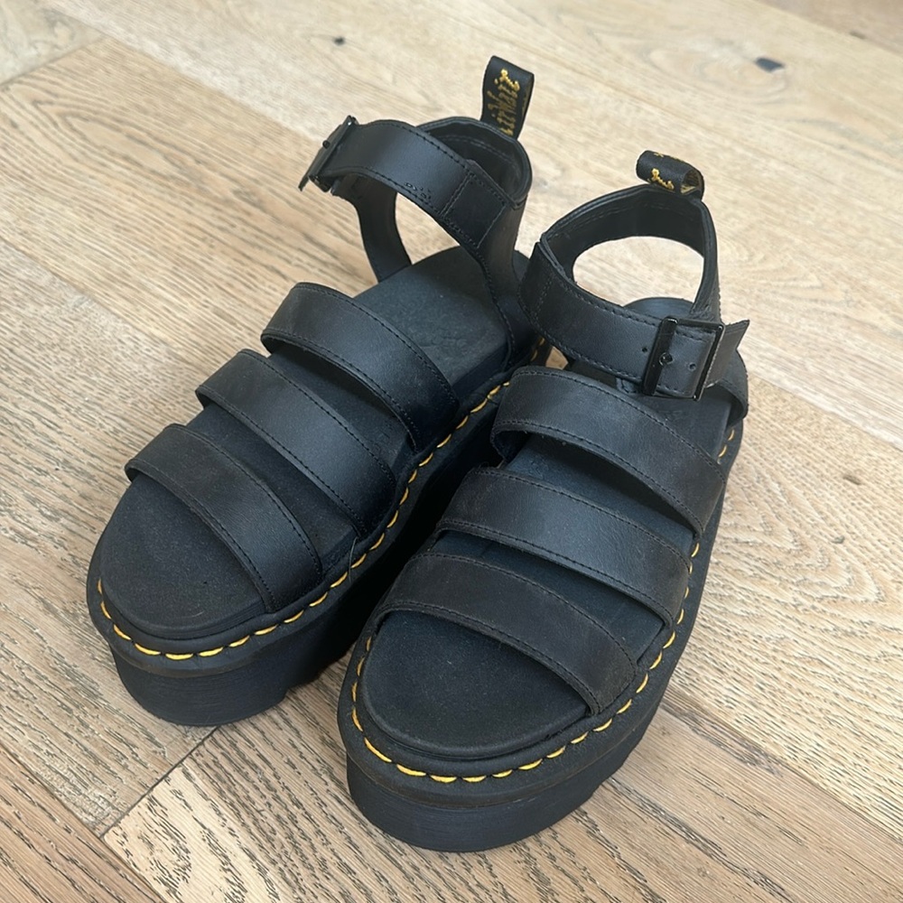 Dock Marten platform Sandal